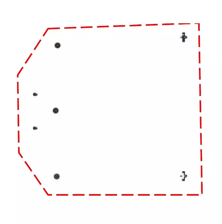 DFK Katon asennussarja Can-Am Traxter - DFK hyttien varaosat ja tarvikkeet - D510321 - 1