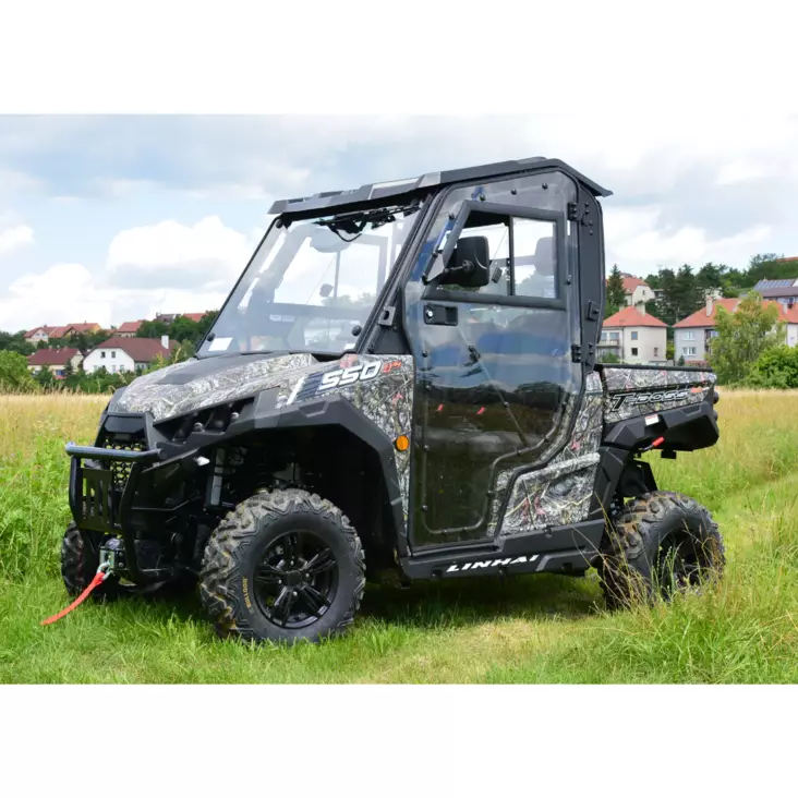 DFK Täysi Ohjaamo Lämmöllä + pyyhin/pesin Linhai T-Boss 550,570 - Mönkijän DFK lämpöhytit - D498101 - 1