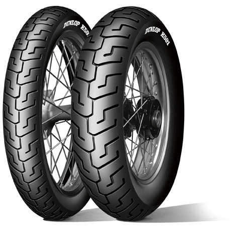 Dunlop K591 100/90-19 51V TL Fr. Harley-Davidson - Custom-Touring moottoripyörän renkaat - D168481 - 1