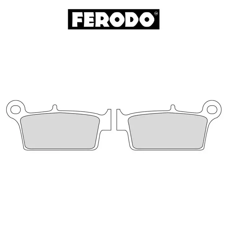 Ferodo jarrupalat Platinum: Gas Gas, Honda, Kawasaki, TM, Yamaha (1987-2008) - Moottoripyörän jarrupalat - D495191 - 1