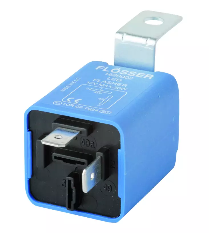 Flösser Flasher 12V 2 Terminals LED max 30W - Motorsport varaosat ja tarvikkeet - D332871 - 1
