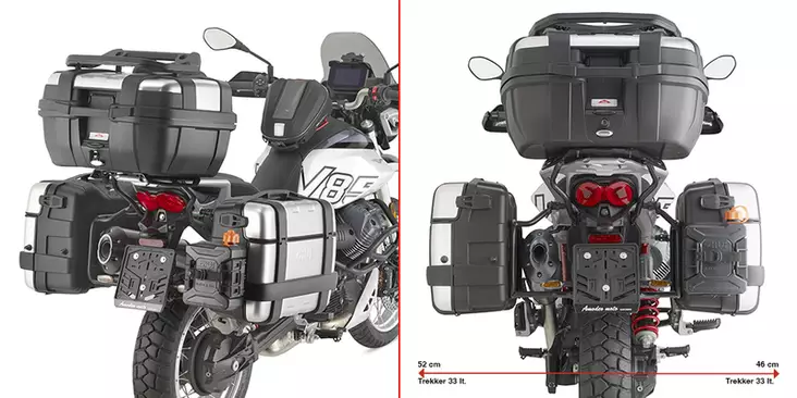 Givi Pannier Holder Moto Guzzi V85 TT (2024) - Kiinnityssarjat ja tavaratelineet - D503631 - 1