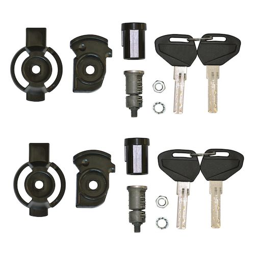 Givi Security lock lukkosarja sis. 2 lukkopesää + 4 avainta - Moottoripyörän laukkujen lisävarusteet - D130681 - 1