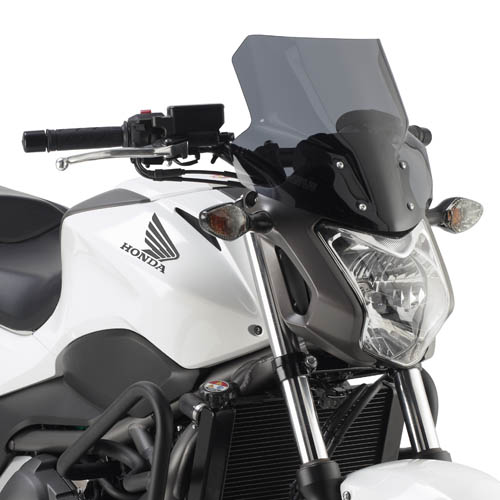 Givi Specific screen, smoked 31 x 36 cm (H x W) NC700S 12- - Moottoripyörän katteet ja tuulenohjaimet - D131411 - 1