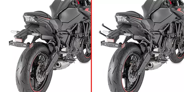 Givi TUB.HOLDER SOFT BAGS KAWA Z650 (20-21) - Kiinnityssarjat ja tavaratelineet - D438641 - 1