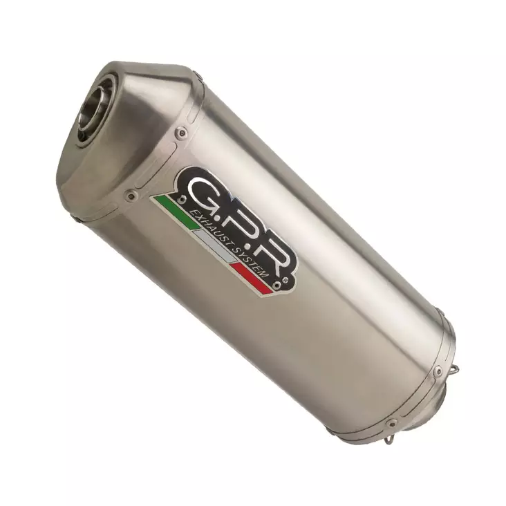 GPR Benelli Leoncino 500 Trail 2017/20 e4 EC-Approv. slip-on exhaust Satinox - Moottoripyörän äänenvaimentimet - D425281 - 1