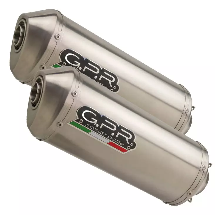 GPR Royal Enfield Interceptor 650 2019/20 e4 EC-Approv. slip-on exhaust catalize - Moottoripyörän äänenvaimentimet - D422761 - 1