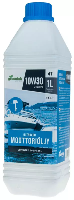 Greentek Outboard 10W30 1L moottoriöljy perämoottorit (12) - Moottoriöljyt - D484061 - 1