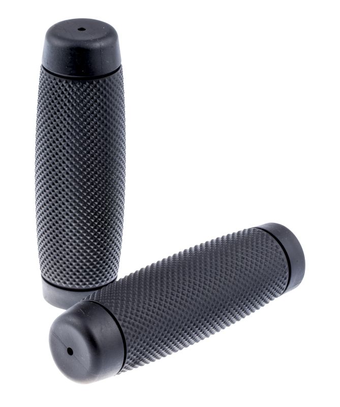 Handgrips Diamond cut Black for Ø 22 mm (7/8") - Moottoripyörän kahvakumit - D253931 - 1