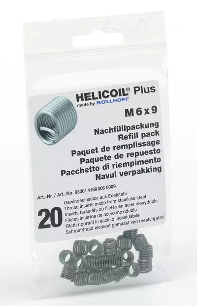 Heli coil kierreholkki M6 1kpl - Tarvikevaraosat - 18-931 - 1