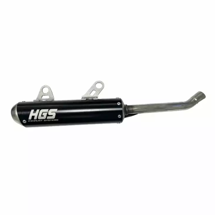 HGS Äänenvaimennin 2T Racing KTM65 TC65 MC65 16-23 Musta - Moottoripyörän äänenvaimentimet - D500091 - 1