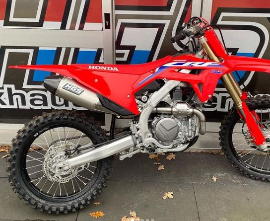 HGS Täysputkisto 4T CRF450R 21-25 Grey Carbon - Moottoripyörän pakoputkistot - D388261 - 1