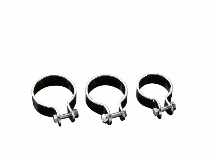 Highway Hawk muffler clamp R-48 mm - Moottoripyörän vaimentimen kiinnikkeet - D122011 - 1