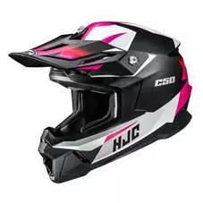 HJC Kypärä C50 Slide Musta/Pinkki MC8SF - Crossikypärät - D528561 - 1