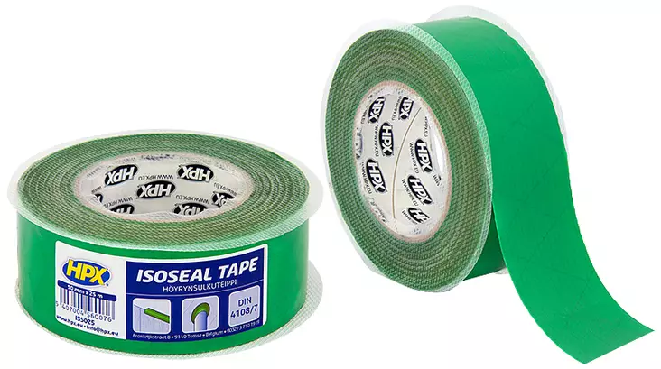Höyrynsulkuteippi vihreä 50mm x 25m - Teipit ja suojaus - LX5261 - 1