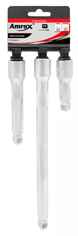 Jatkovarsisarja 1/2" 3-os. wobble - Jatkovarret - LX15051 - 1