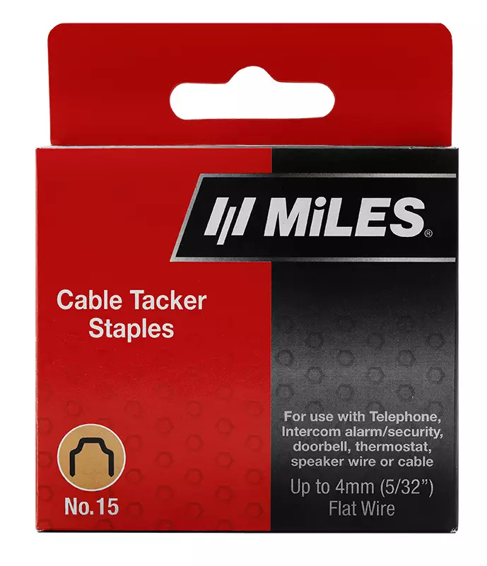 Kaapeliniitti no.15, 4mm 630kpl miles - Niitit ja sinkilät - LX12771 - 1