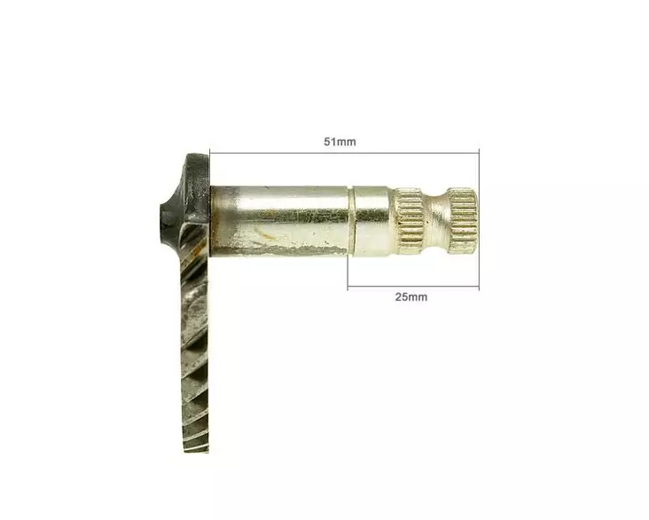 Käynnistyspolkimen aksila, 51mm/25mm, Kiina-skootterit 4-T 50cc / Peugeot 4-T / - Mopon käynnistimen osat - D134331 - 1