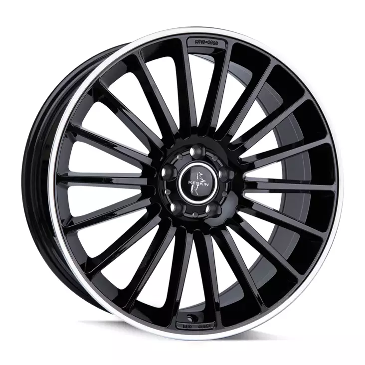 Keskin-Tuning KT15 Black Lip Polish alumiinivanne 8.0x18 - 18-tuumaiset alumiinivanteet - 499-177711 - 1