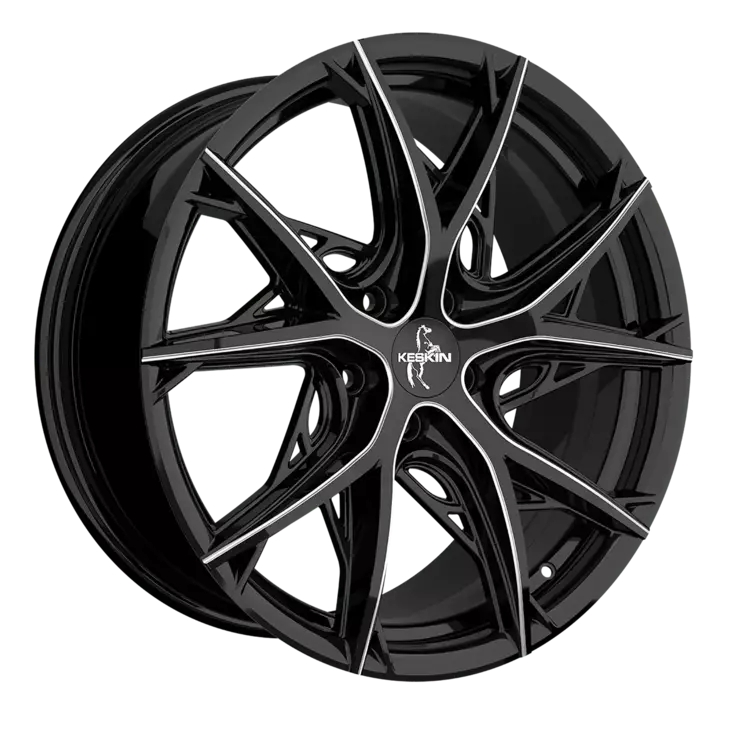 Keskin-Tuning KT24 Black Secret Diamond alumiinivanne 8.5x19 - 19-tuumaiset alumiinivanteet - 499-175731 - 1