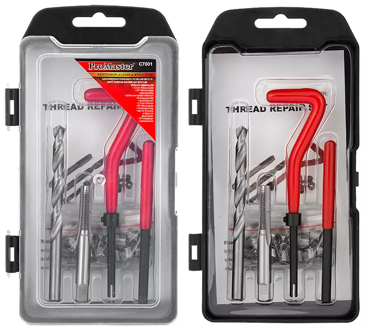 Kierteenkorjaussarja m7x1.0 25-os. - Kierretapit ja -pakat - LX6221 - 1