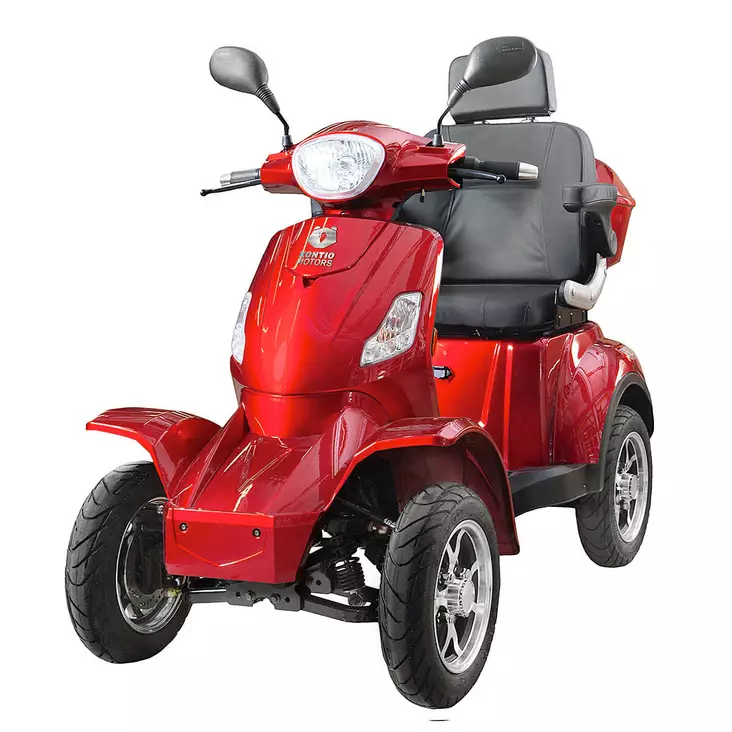 Kontio Motors Kontio Silverfox Four 2.0, metallic red 1.2kWh litium akku ja 2A laturi - Kontio 3- ja 4-pyöräiset - 499-158141 - 1
