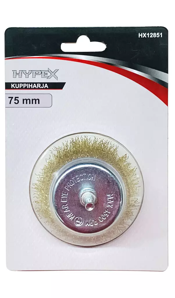 KUPPIPYÖRÖPUHDISTAJA 6MM/75MM - Kuppiharjat - LX18001 - 1
