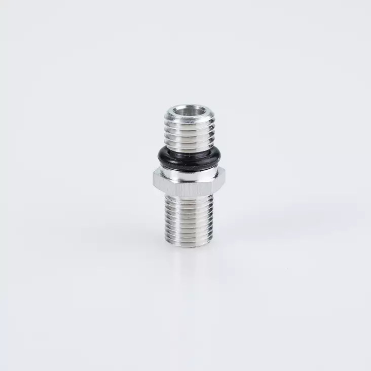 KYB Rear Shock Air Valve Comp With O-Ring Silver - Moottoripyörän etuiskunvaimentimien osat - D198041 - 1