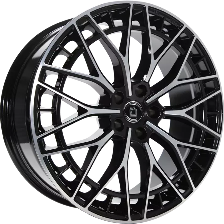 Mille Miglia AERO POWER GLOSS BLACK POLISHED alumiinivanne 8.00x19 - 19-tuumaiset alumiinivanteet - 499-170831 - 1
