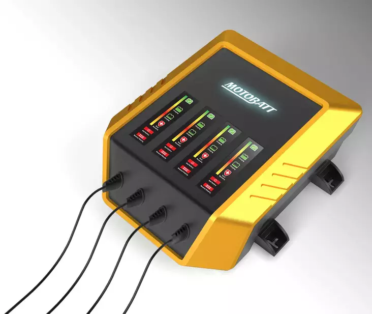 Motobatt Akkulaturi 4-kanavainen 9 step 12V 2,0 Amp - Akut - D156181 - 1