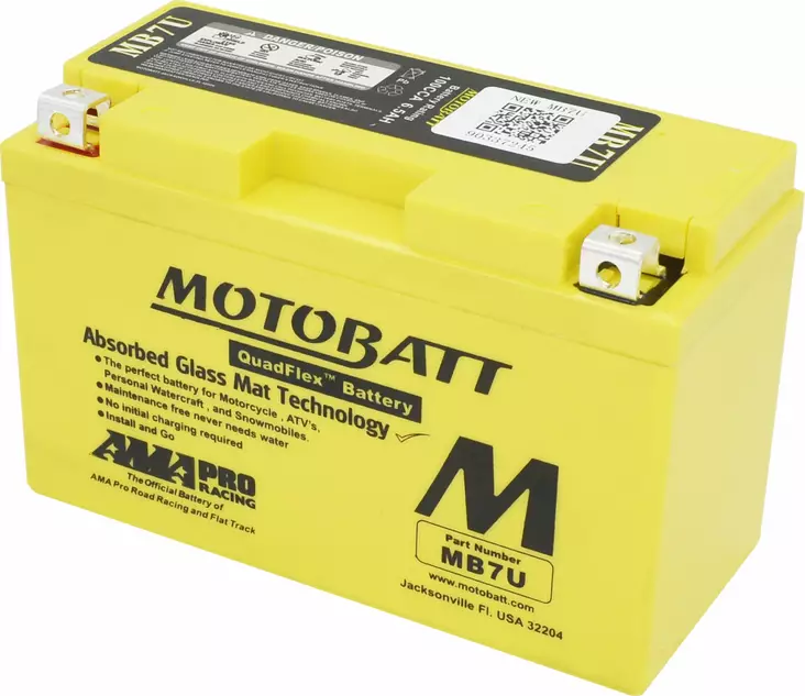 Motobatt akku, MB7U - Akut - D134421 - 1