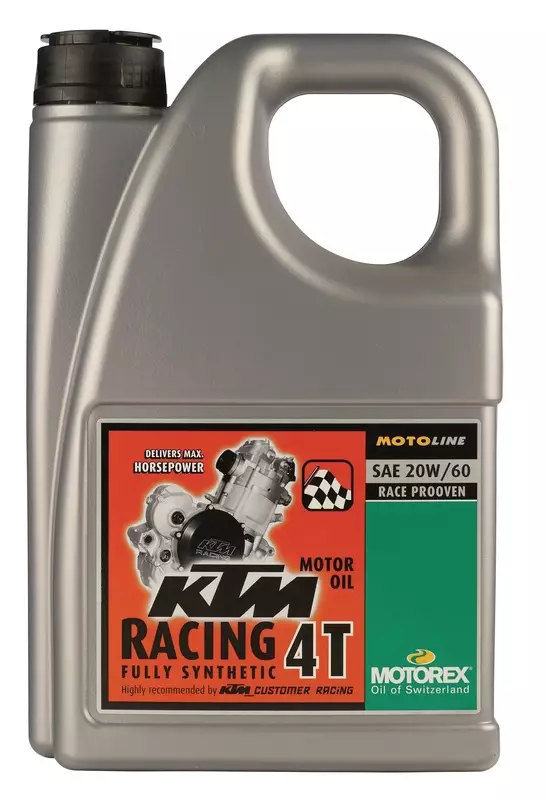 Motorex KTM Racing 4T 20W/60 4 ltr (4) - Moottoriöljyt - D379471 - 1