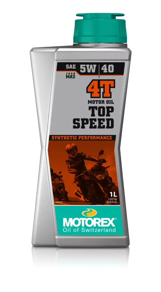 Motorex Top Speed 4T 5W/40 1 ltr (10) - Moottoriöljyt - D379541 - 1