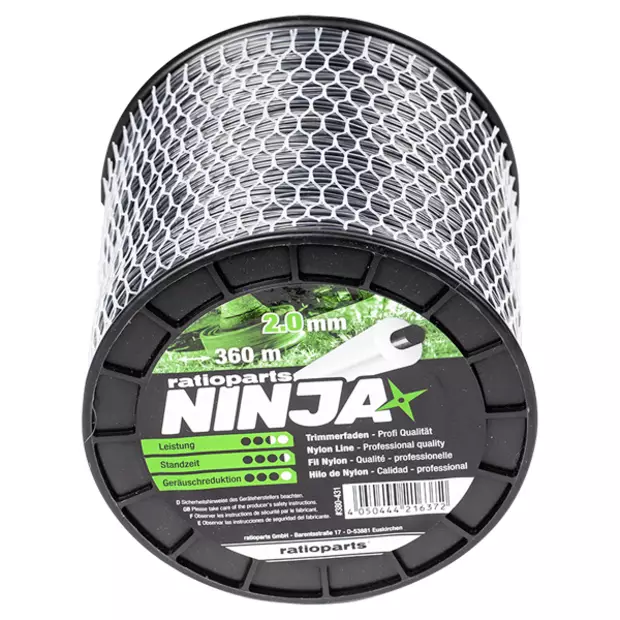 Nailonsiima ninja 2.0 mm 360 m - Tarvikevaraosat - 380-431 - 1