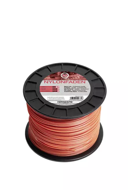 Nailonsiima pyöreä 2.7 mm 240 m - Tarvikevaraosat - 6-641 - 1