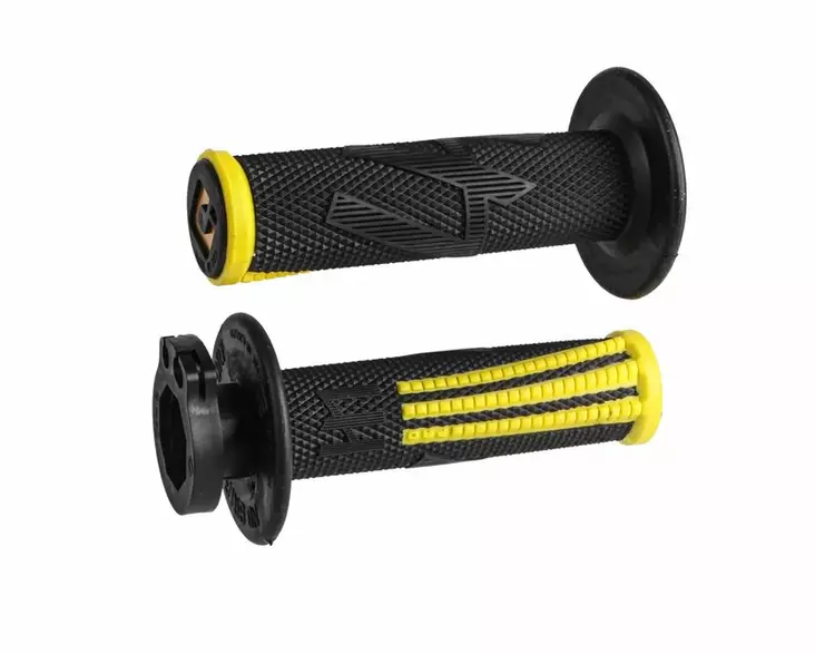 ODI EMIG PRO V2 Lock-On Grip BLACK / Yellow - Moottoripyörän kahvakumit - D509881 - 1