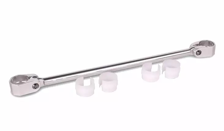 ODI V-TWIN Crossbar with Clamps - Silver - Moottoripyörän kahvakumit - D510231 - 1