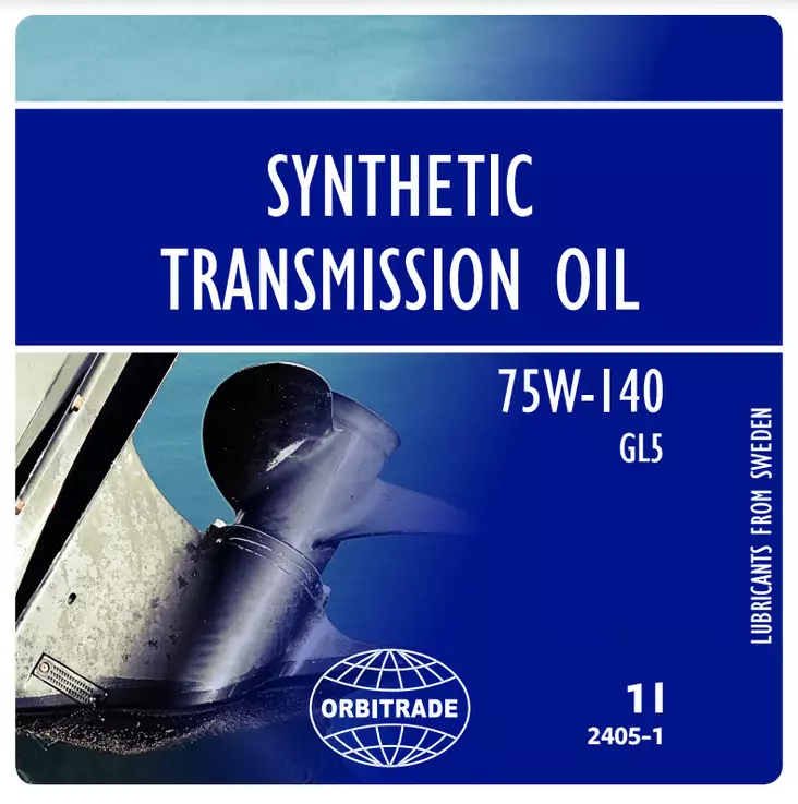 Orbitrade Gearcase oil synthetic 75w140, 1L - Marine öljyt - D236681 - 1