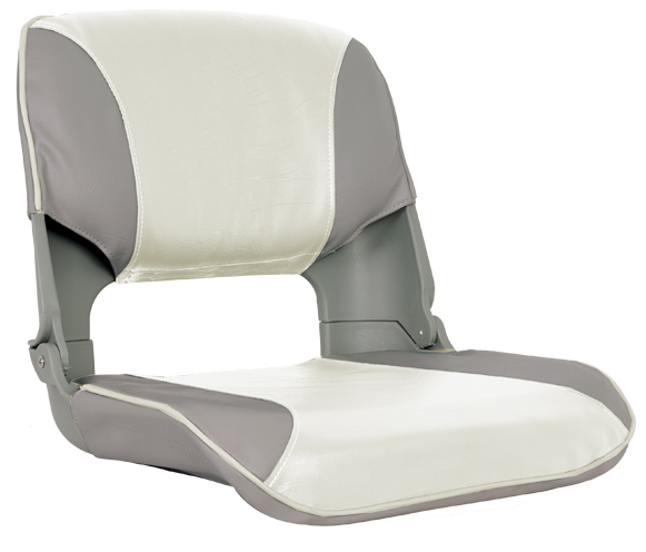 OS SKIPPER SEAT FOLDING UPHOLSTERED GREY/WHITE - Veneen istuimet ja tuolit - D241101 - 1