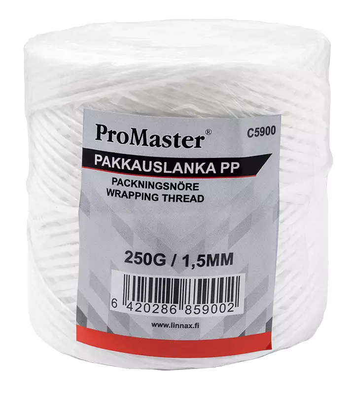 Pakkauslanka pp 250g / 1,5mm - Peitteet ja pressut - LX1691 - 1