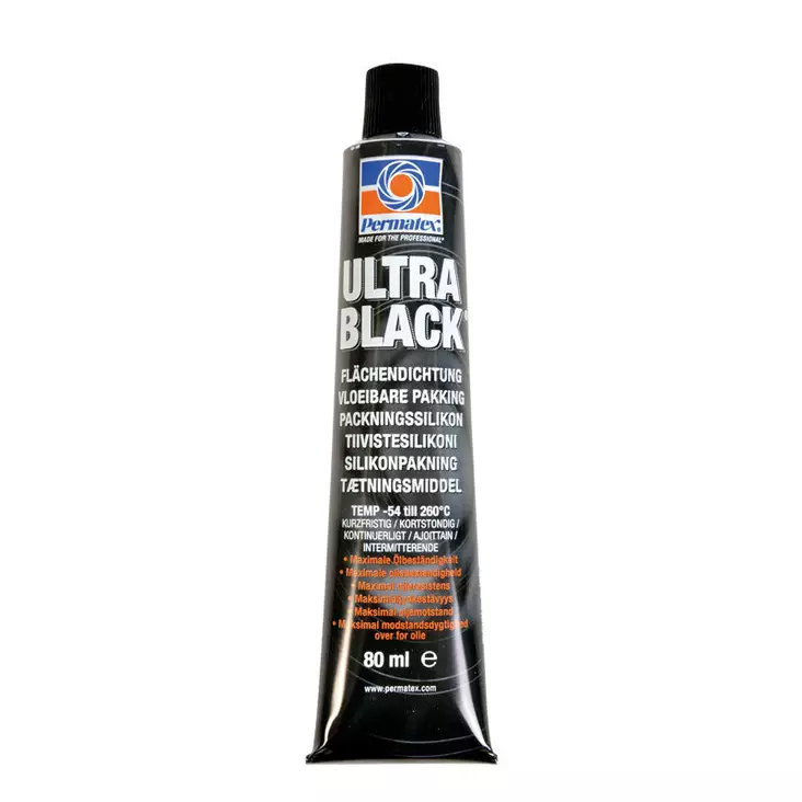 Permatex tiivistesilikoni Supra Black 80ml - Nahanhoitotuotteet - D484081 - 1