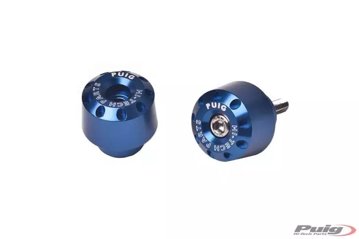 Puig Bar End Aluminum Triumph C/Blue - Ohjaustangon päät ja painot - D299931 - 1