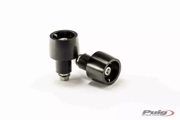 Puig Bar End Thruster Body Universal C/Black - Ohjaustangon päät ja painot - D302511 - 1