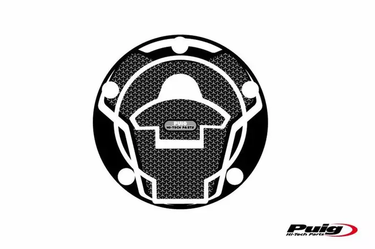 Puig Fuel Cap Cover Mod. Naked Yamaha C/Gray - Mallikohatiset tarrasarjat - D301401 - 1