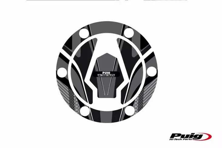 Puig Fuel Cap Cover Mod. Radical Bmw C/Grey - Mallikohatiset tarrasarjat - D301971 - 1