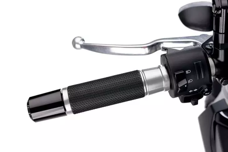 Puig Grips By Pair Puig Hi-Tech Ascent C/Silver - Moottoripyörän kahvakumit - D299541 - 1