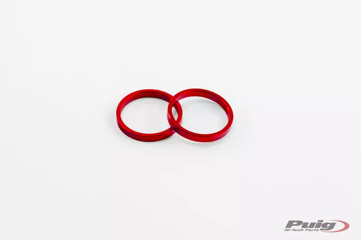 Puig Kit Rings Bar End C/Red - Ohjaustangon päät ja painot - D302061 - 1