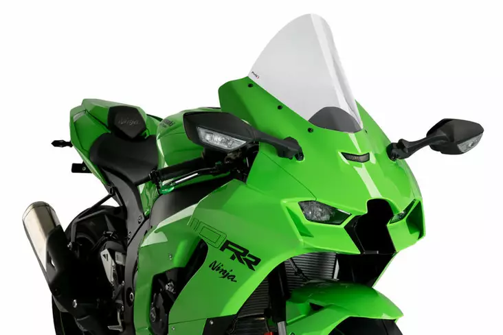 Puig R-Racer Screen Kawasaki Zx-10R/Rr 21' C/Clear - Moottoripyörän katteet ja tuulenohjaimet - D406921 - 1