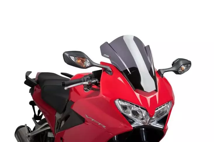 Puig Racing Screen Honda Vfr800F 14'-18' C/Dark Smoke - Moottoripyörän katteet ja tuulenohjaimet - D300961 - 1