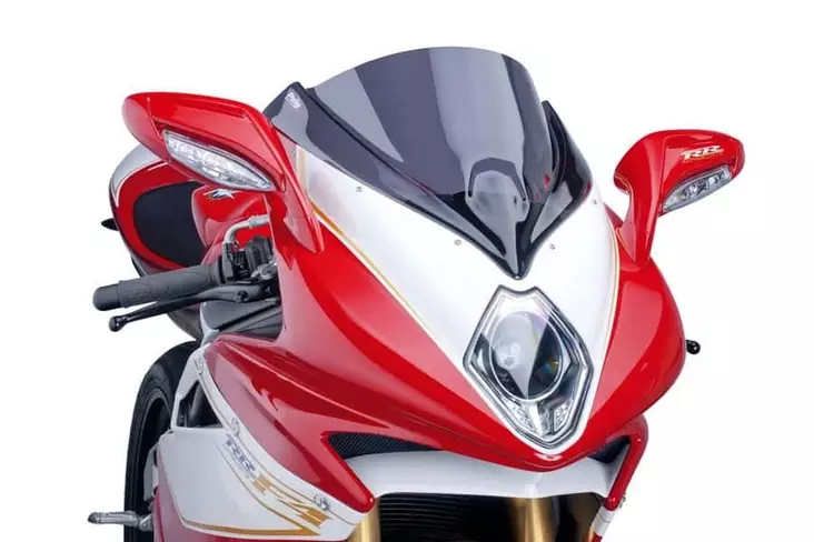 Puig Racing Screen Mv Agusta F4 10'-18'/F4 Rr 13'-18' - Moottoripyörän katteet ja tuulenohjaimet - D298581 - 1